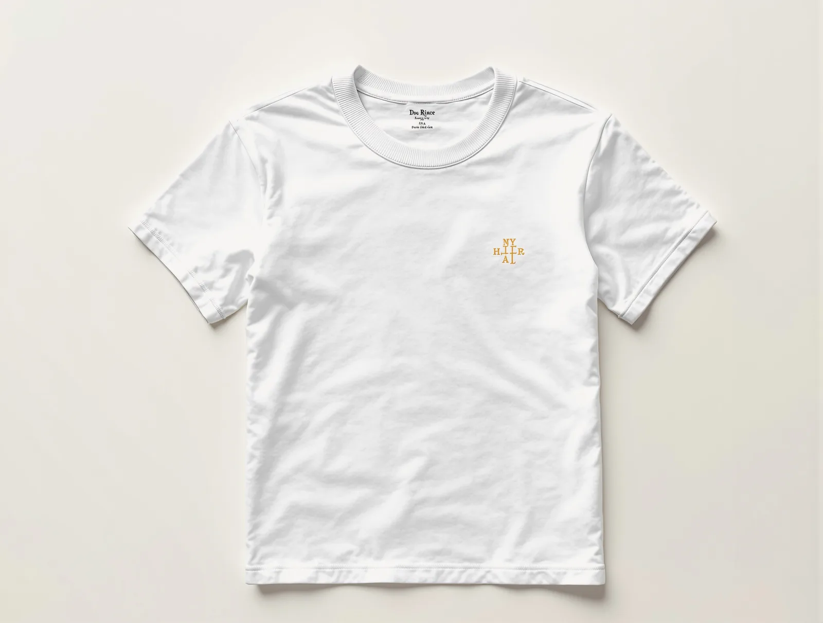 T-shirt épais brodé
